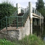 Lucy's Mill Bridge steps