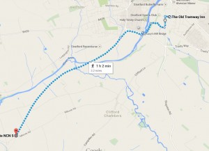 Old Tramway Inn to Milcote Crossing